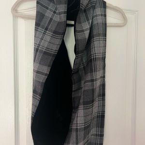 Plaid infinity Scarf